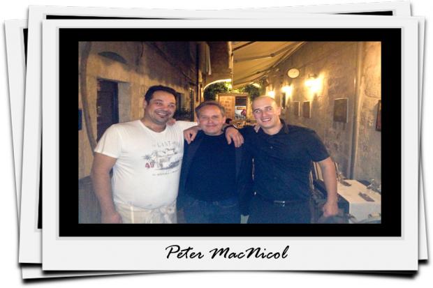 Peter MacNicol at Marco Polo Restaurant Dubrovnik Peter MacNicol at Marco Polo Restaurant Dubrovnik