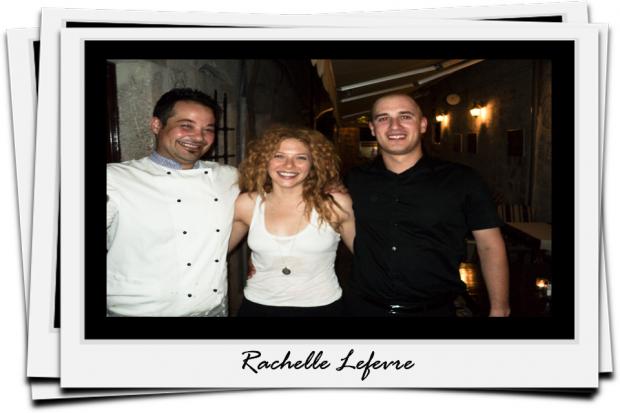 Rachelle Lefevre in Dubrovnik at Marco Polo Restaurant Rachelle Lefevre in Dubrovnik at Marco Polo Restaurant