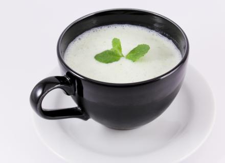 Refreshing cold soup